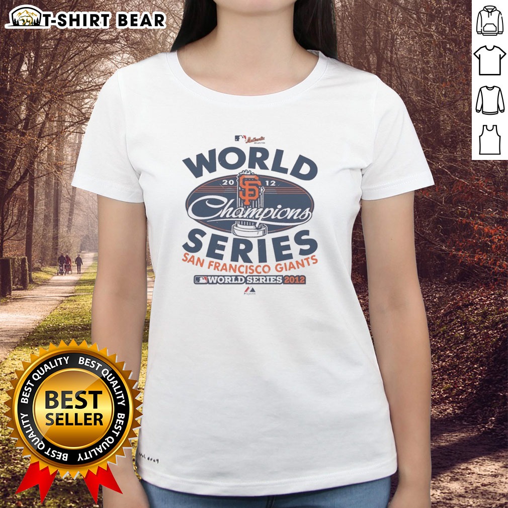 Pretty San Francisco Giants 2012 World Champions Series MLB Majestic Baseball Fan Hoodie Shirt on Ladies Shirt Pretty San Francisco Giants 2012 World Champions Series MLB Majestic Baseball Fan Hoodie Shirt shown as a ladies shirt preview