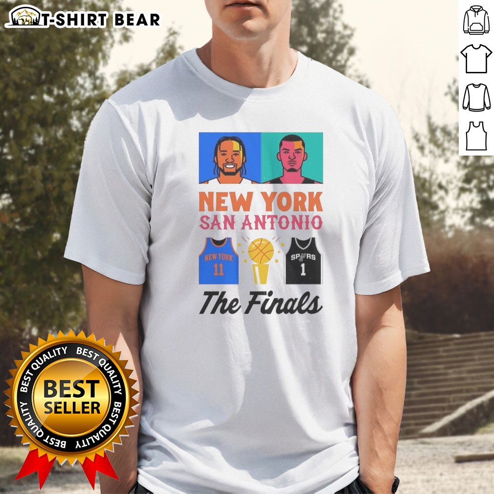 Pretty The Finals Jalen Brunson New York Knicks Victor Wembanyama San Antonio Spurs Hoodie Shirt on Classic Shirt Pretty The Finals Jalen Brunson New York Knicks Victor Wembanyama San Antonio Spurs Hoodie Shirt shown as a classic shirt preview