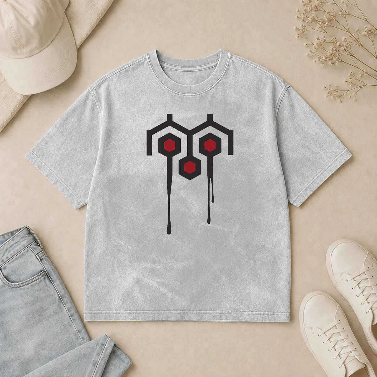 Pretty The Shining Washed T Shirt Pretty The Shining Washed T Shirt showing soft fabric texture and relaxed fit in a faded color