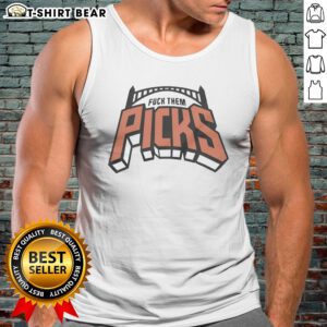 Top New York Knicks F Them Picks Tank top featuring a bold graphic design for fans.