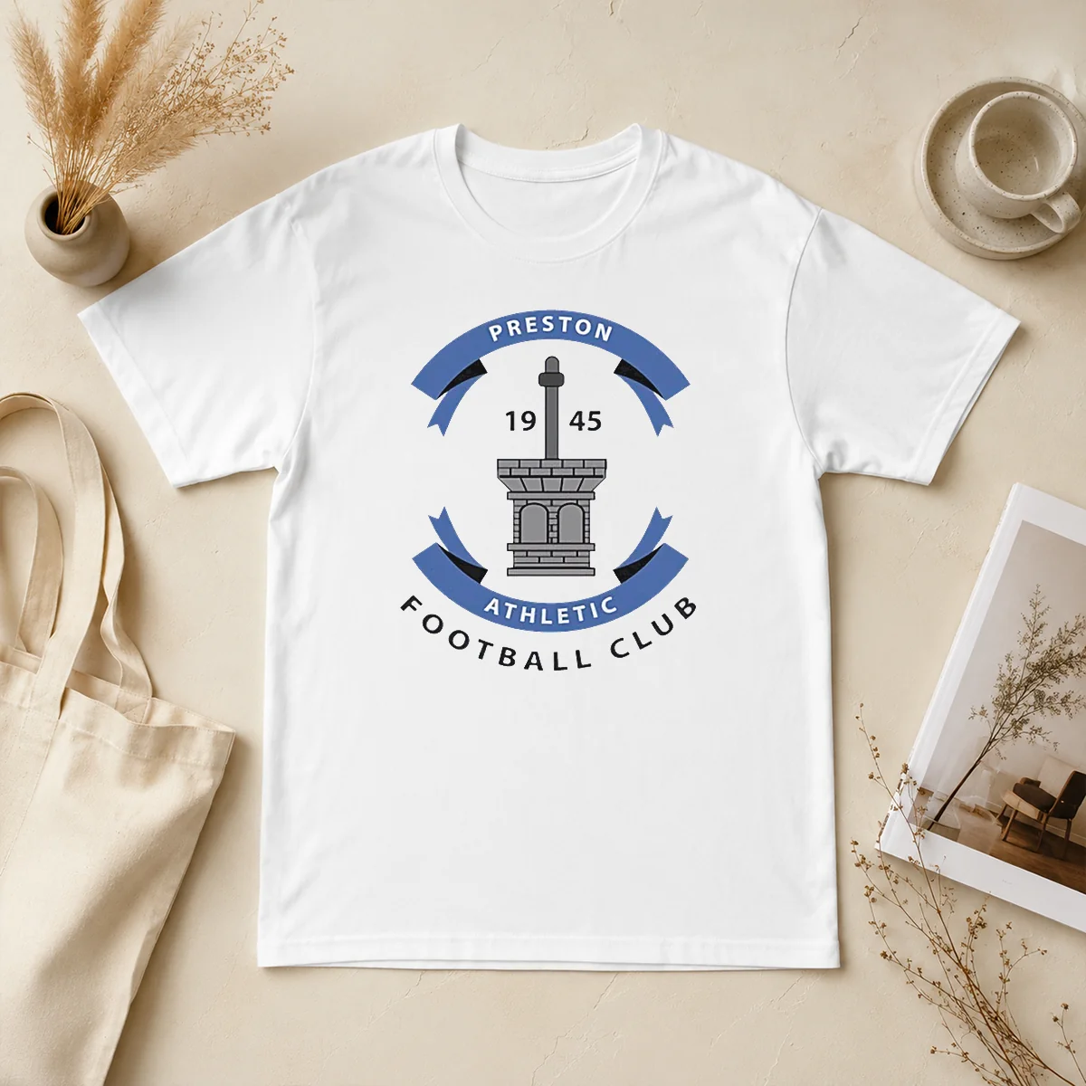 Top Preston Athletic Football Club 1945 Shirt Top Preston Athletic Football Club 1945 Shirt