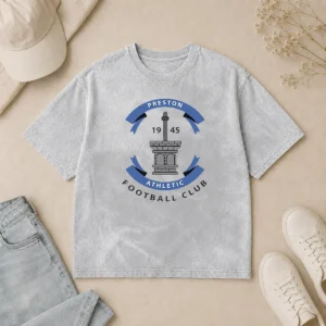 Top Preston Athletic Football Club 1945 Soccer Washed T-Shirt