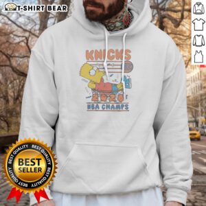 Top The Simpsons Bart X Knicks 2026 NBA Champs Hoodie
