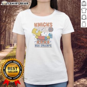 Top The Simpsons Bart X Knicks 2026 NBA Champs Ladies Shirt