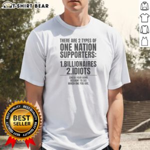 Top There Are 2 Types Of One Nation Supporters Billionaires Or Idiots Check Your