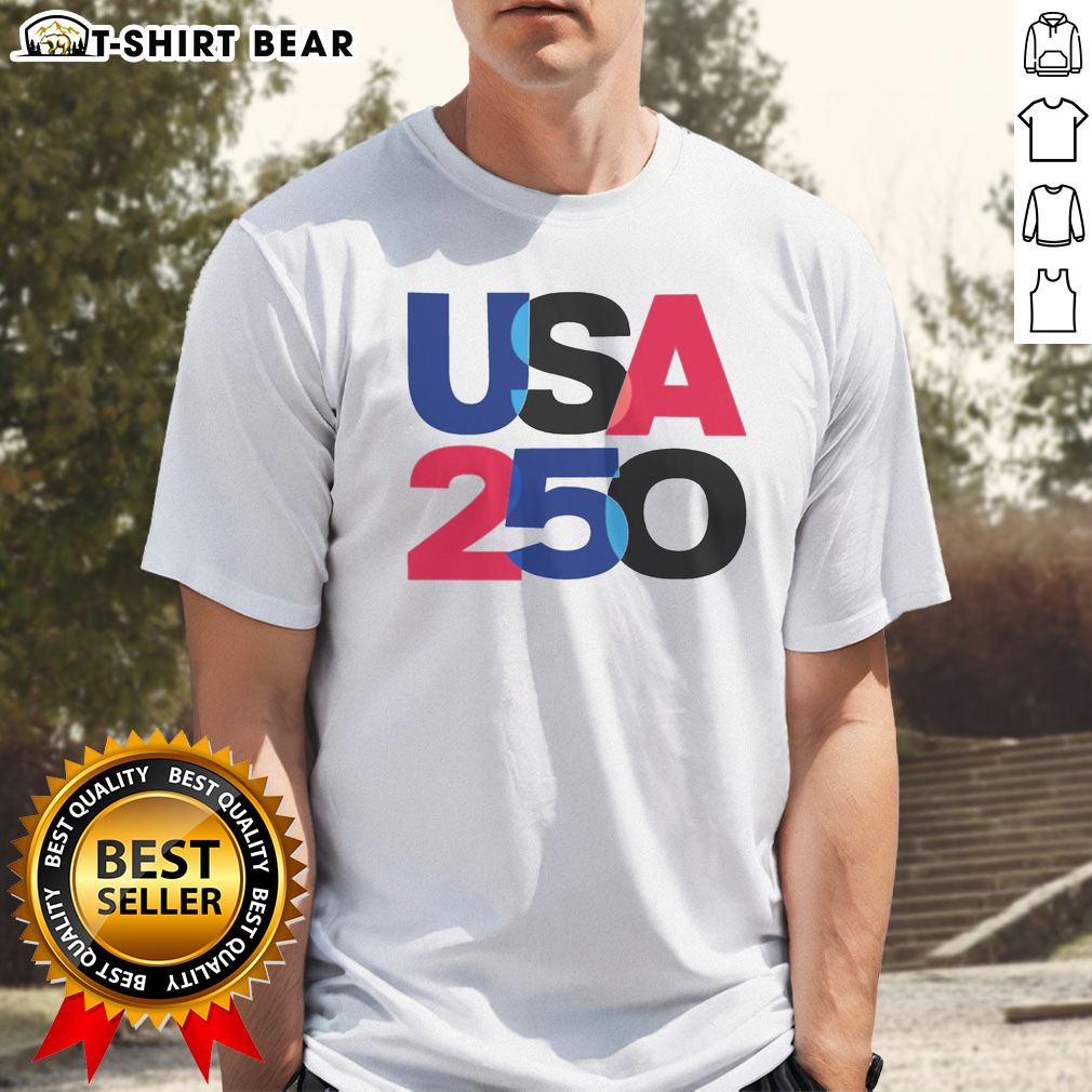 Top USA 250 Overlay Hoodie Shirt on Classic Shirt Top USA 250 Overlay Hoodie Shirt shown as a classic shirt preview