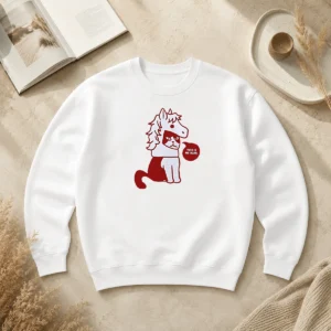 Awesome Cat Wearing Horse Mask This Is My Year Sweater