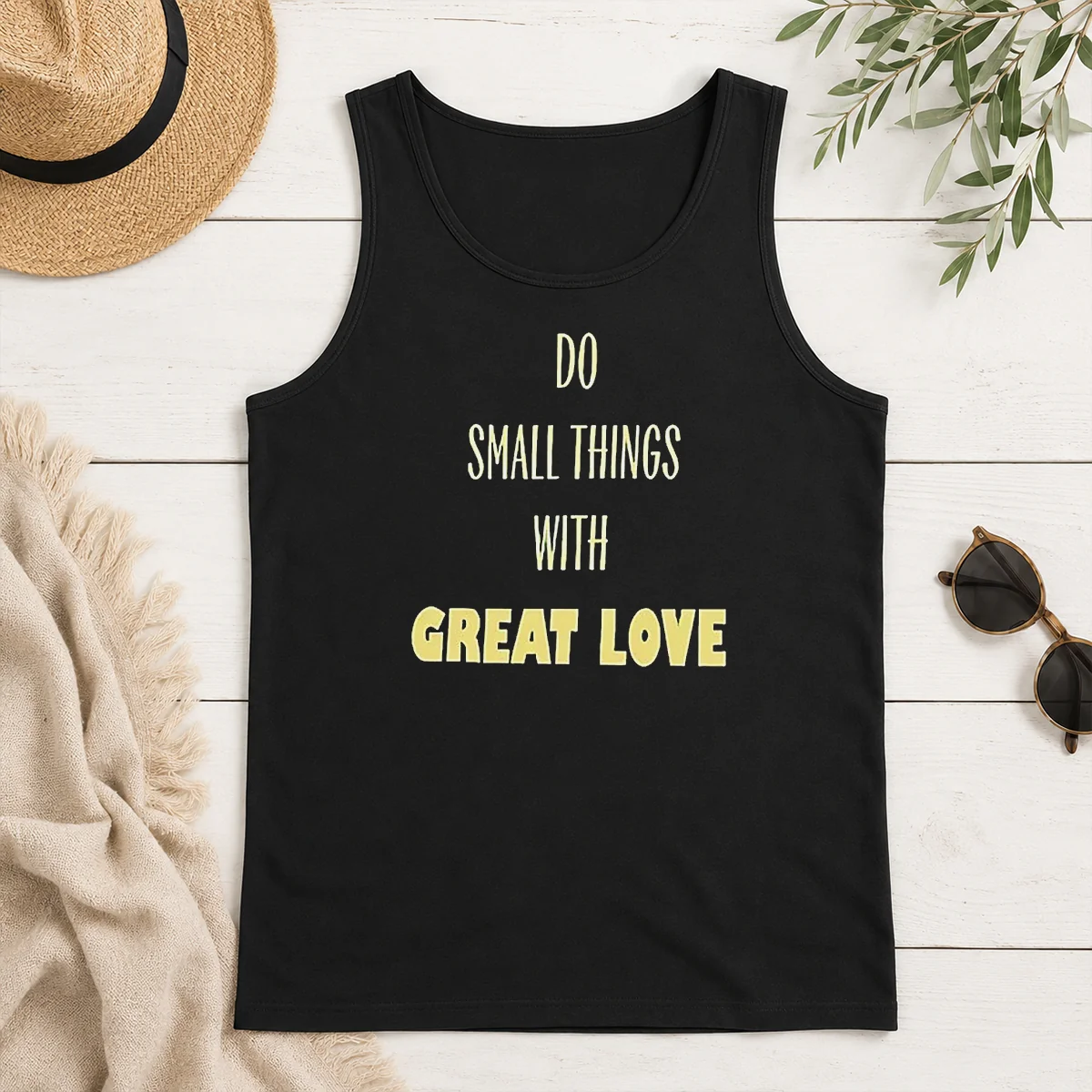 Awesome Do Small Things With Great Love Tank Top Awesome Do Small Things With Great Love Tank Top