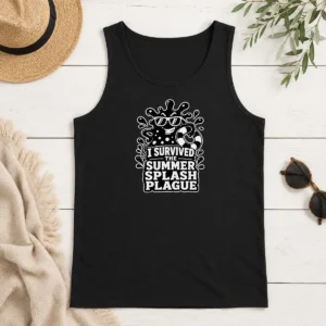 Awesome Good Summer Splash Plague Silhouette Tank Top