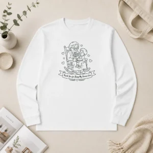 Awesome Top Grandparents Day Line Art Forever Hero Long Sleeve Shirt
