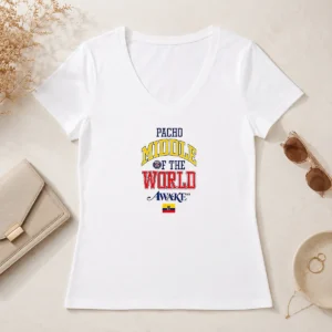 Awesome William Pacho Paris Saint Germain Middle Of The World Awake NY Ecuador V-Neck Shirt