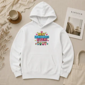 Funny Awesome Best Grandparents Ever Pixel For Family Love Hoodie