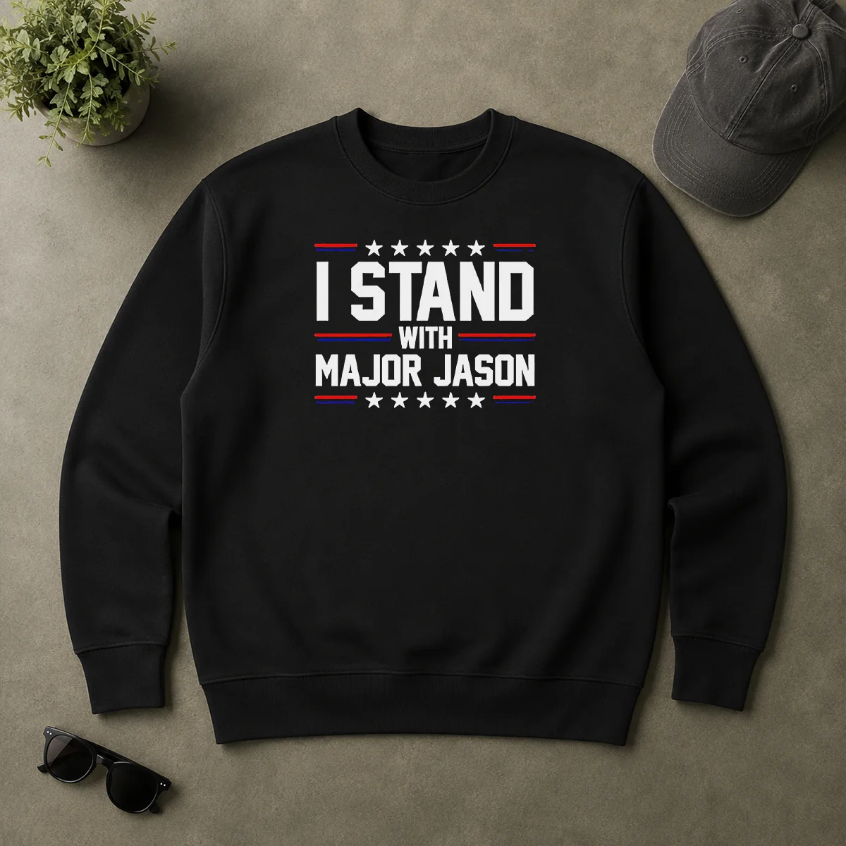 Funny Major Jason I Stand With Major Jason Sweater Funny Major Jason I Stand With Major Jason Sweater
