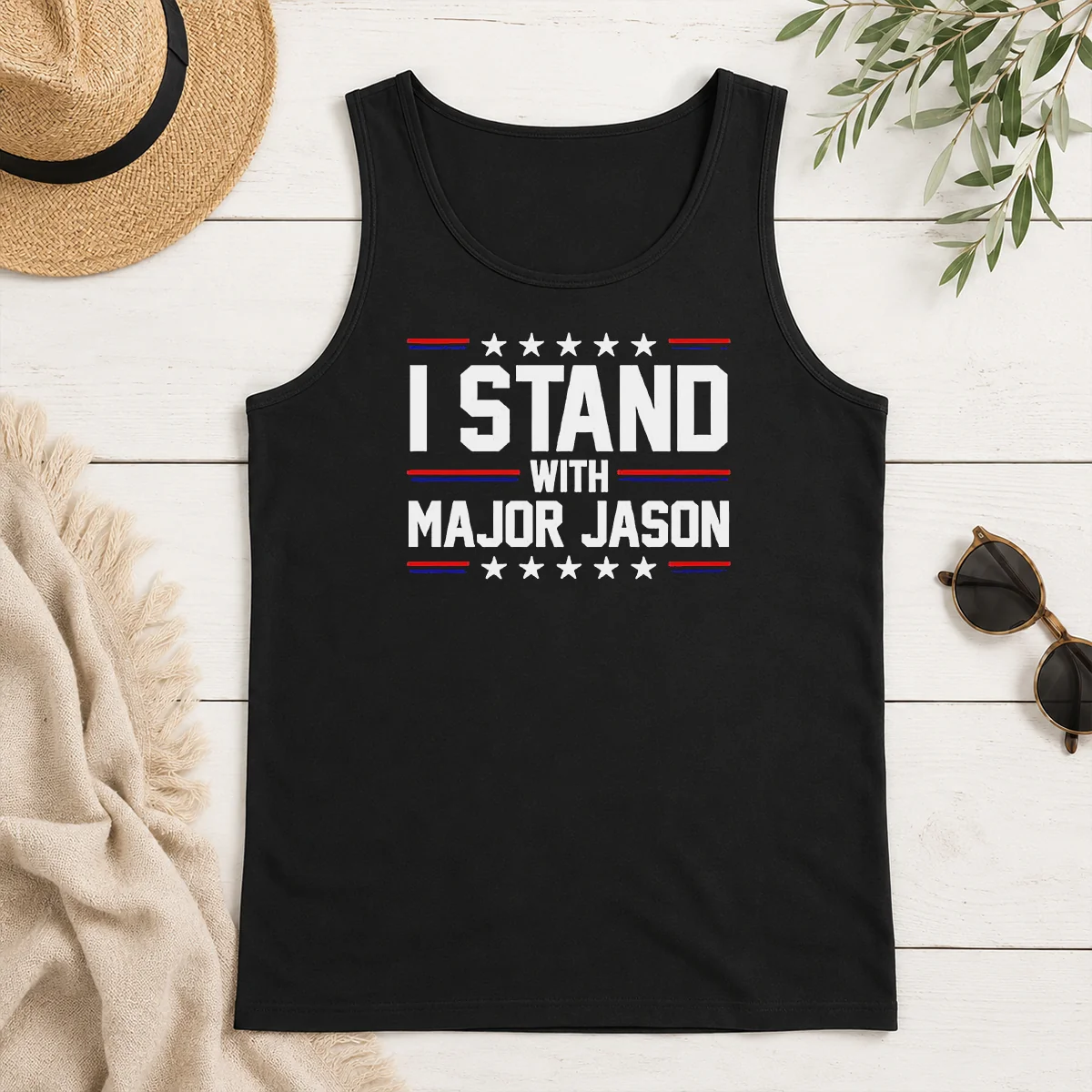 Funny Major Jason I Stand With Major Jason Tank Top Funny Major Jason I Stand With Major Jason Tank Top