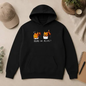 Funny Original Sushicat Dead Or Alive Hoodie