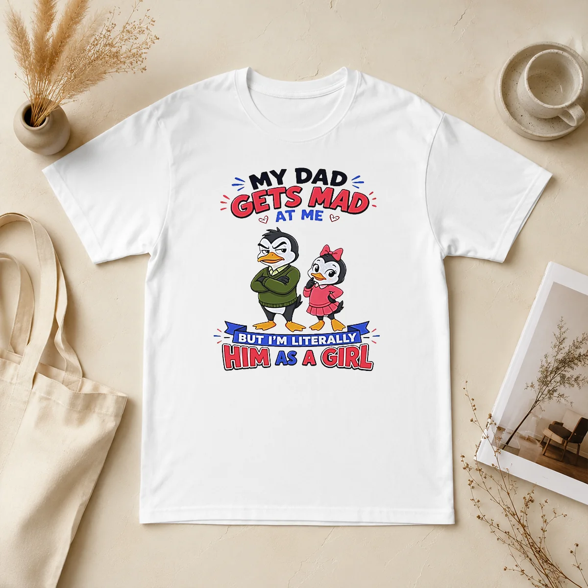Funny Penguin My Dad Gets Mad Shirt Funny Penguin My Dad Gets Mad Shirt