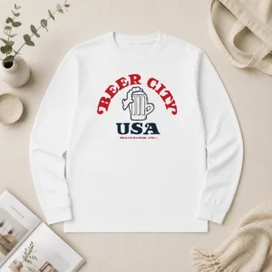 Good Awesome Beer City USA Grand Rapids Michigan Long Sleeve Shirt