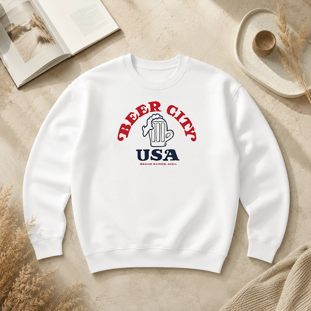 Good Awesome Beer City USA Grand Rapids Michigan Sweater Good Awesome Beer City USA Grand Rapids Michigan Sweater