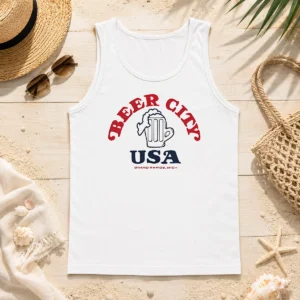 Good Awesome Beer City USA Grand Rapids Michigan Tank Top