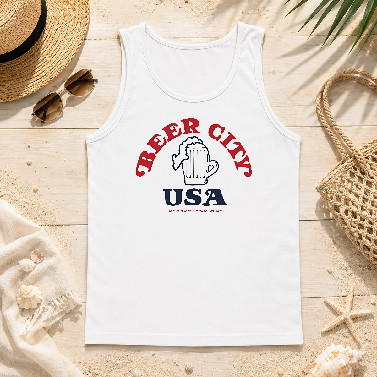 Good Awesome Beer City USA Grand Rapids Michigan Tank Top Good Awesome Beer City USA Grand Rapids Michigan Tank Top