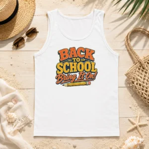 Good Back To School Vintage Typography For Proud Students Tank Top