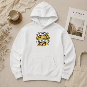 Good Official Back To School Learning In Style Silhouette Hoodie