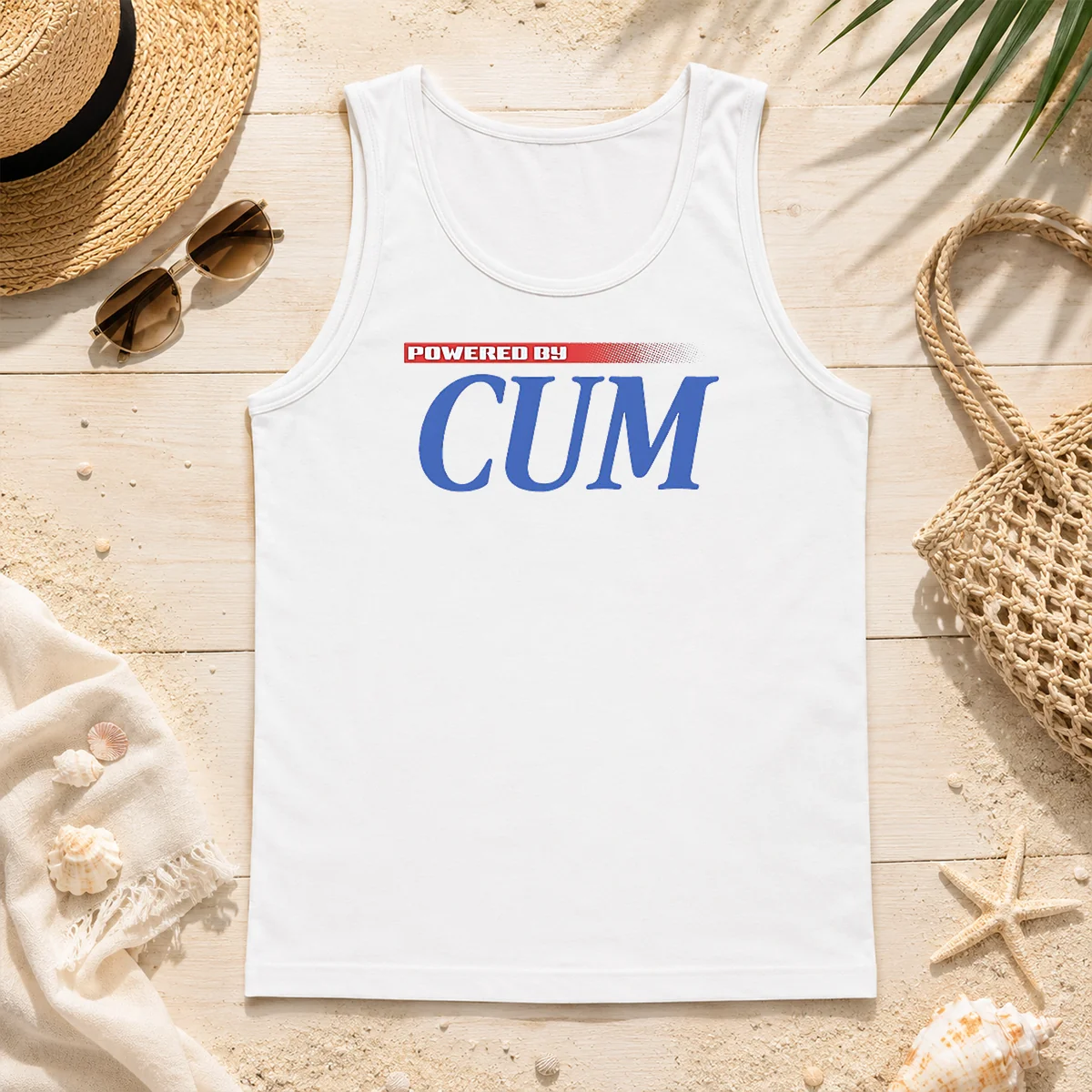 Good Powered By Cum Tank Top Good Powered By Cum Tank Top