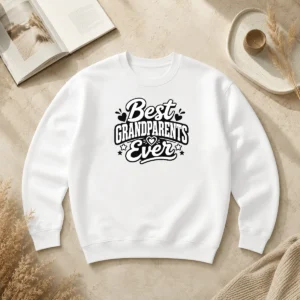Good Top Best Grandparents Ever Silhouette For Family Love Sweater