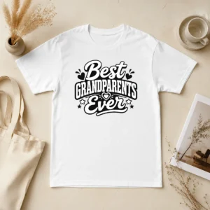 Good Top Best Grandparents Ever Silhouette For Family Love