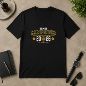 Hot Awesome Somos Campeones Una NacióN Una Corona 2026 Spain Soccer Passion Pride Victory V-Neck Shirt