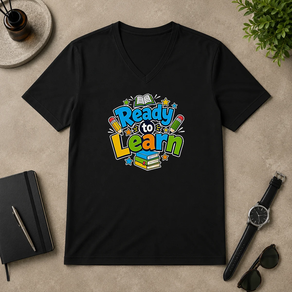 Hot Back To School Ready To V-Neck Shirt Hot Back To School Ready To V-Neck Shirt