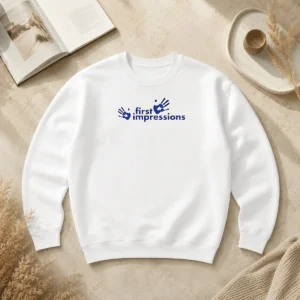 Hot First Impressions Handprint Logo Sweater