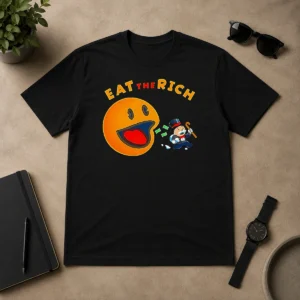 Hot Funny Pac Man Eat The Rich
