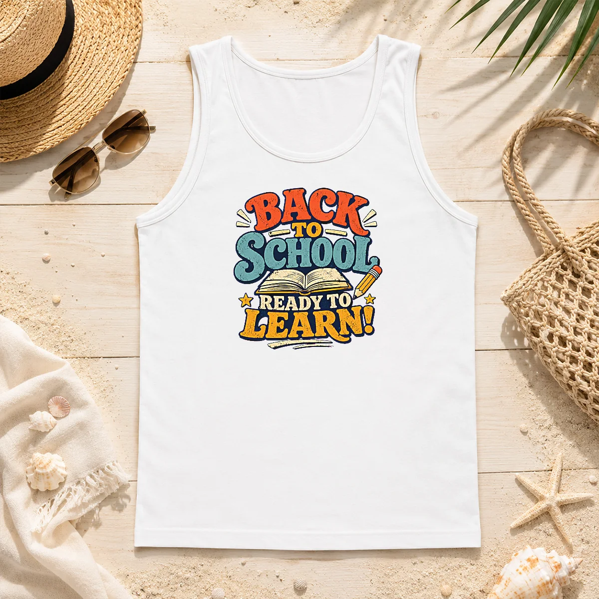 Hot Good Back To School Ready To Learn Vintage Tank Top Hot Good Back To School Ready To Learn Vintage Tank Top