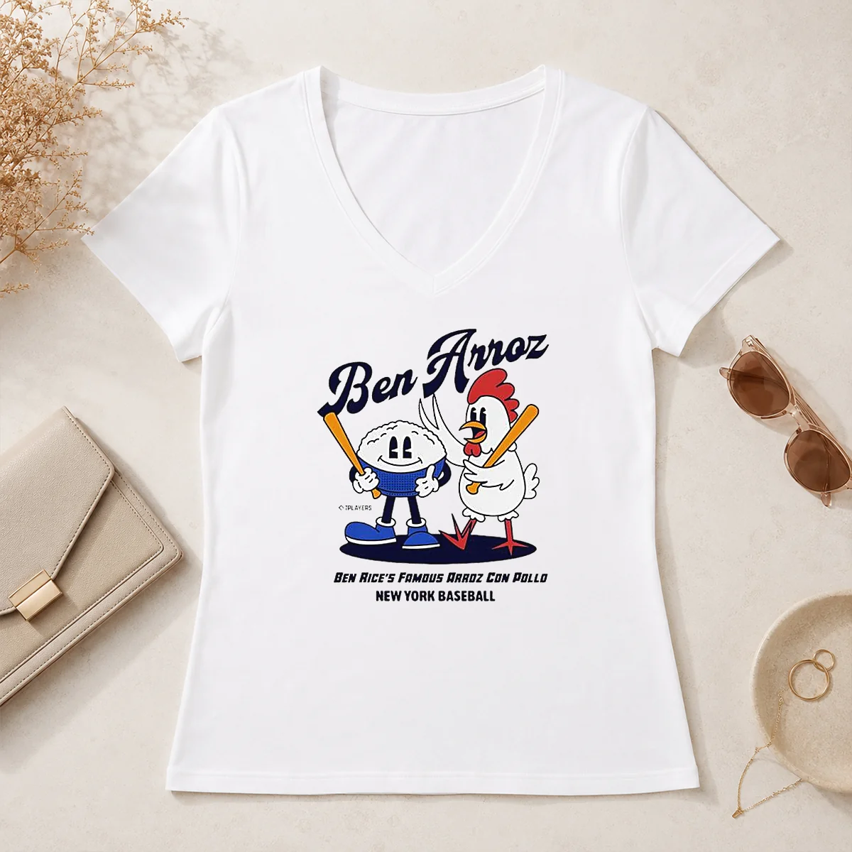 Hot Good Ben Rice New York V-Neck Shirt Hot Good Ben Rice New York V-Neck Shirt