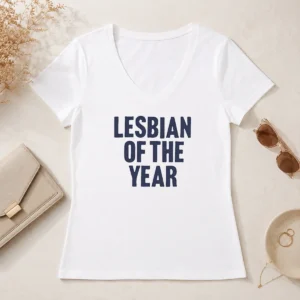 Hot Good Loty Lesbian Of The Year V-Neck Shirt
