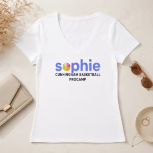 Hot Nice Sophie Cunningham Basketball Procamp V-Neck Shirt