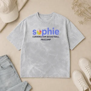 Hot Nice Sophie Cunningham Basketball Procamp Washed T-Shirt