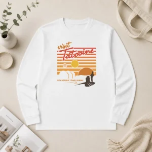Hot Original Visit Tatooine Travel Bureau Long Sleeve Shirt
