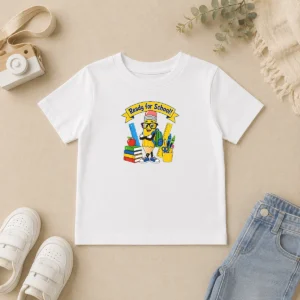 Hot Premium Back To School Ready For School Vector Kids T-Shirt
