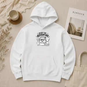 Hot Top Back To School Adventure Line Art Hoodie