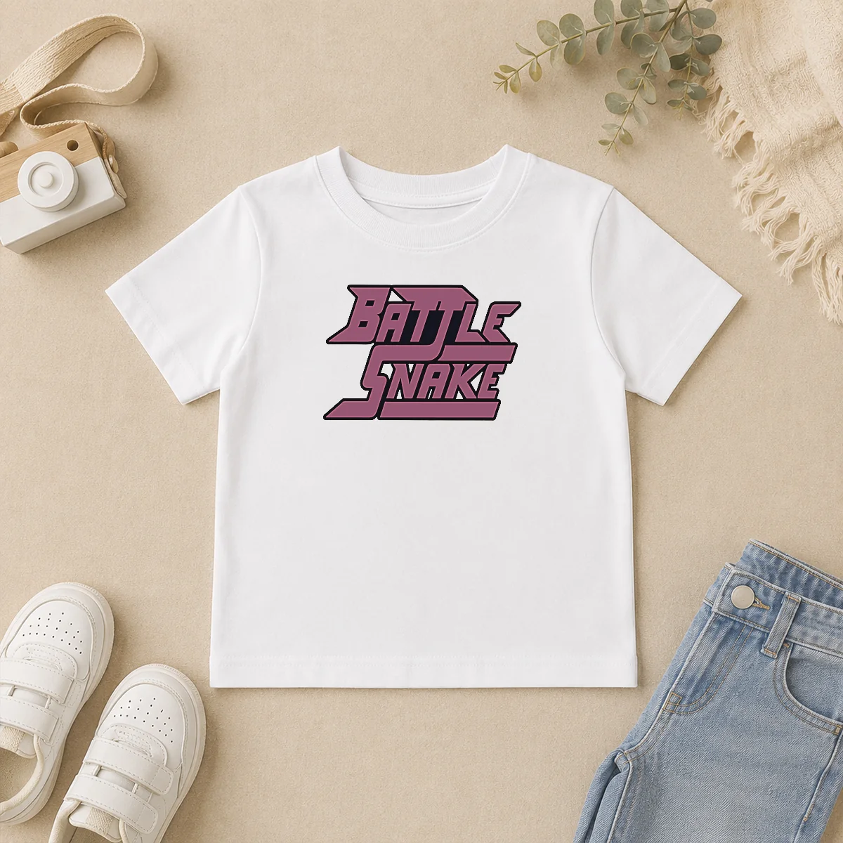 Hot Top Battle Snake Logo Text Kids T Shirt Hot Top Battle Snake Logo Text Kids T-Shirt