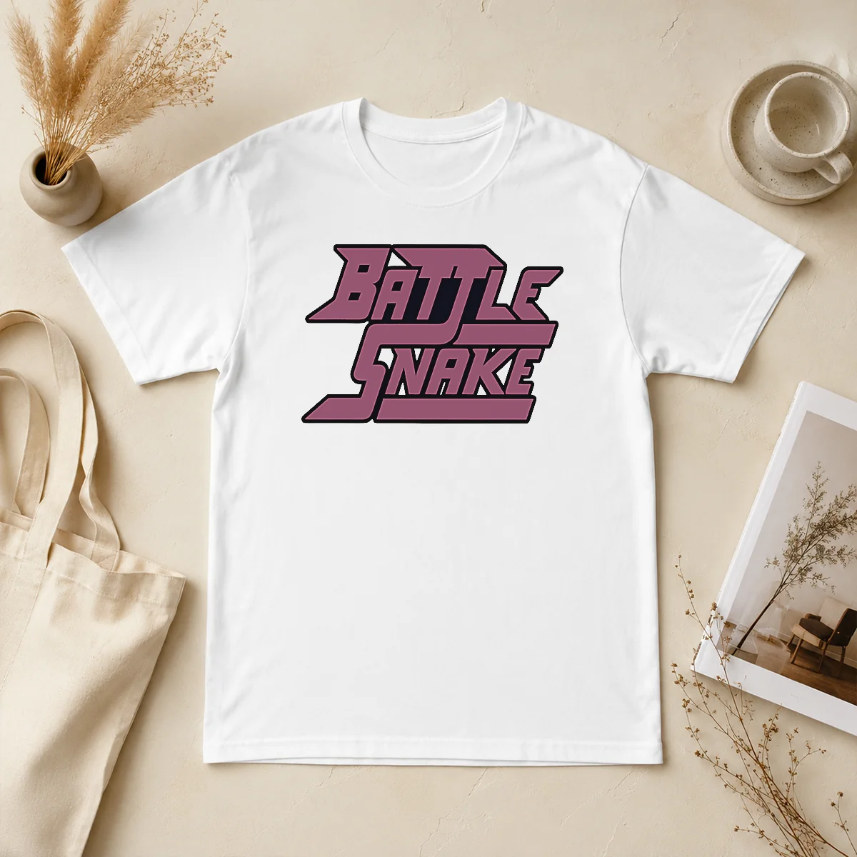 Hot Top Battle Snake Logo Text Shirt Hot Top Battle Snake Logo Text Shirt
