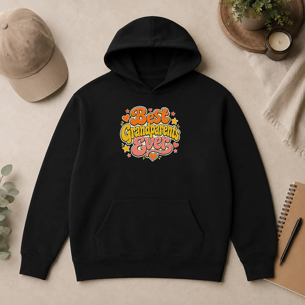 Nice Best Grandparents Ever Groovy Retro Hoodie Nice Best Grandparents Ever Groovy Retro Hoodie