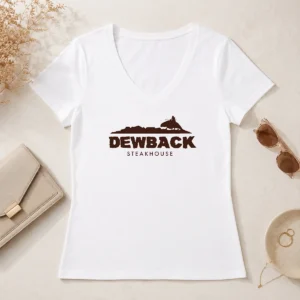 Nice Dewback Steakhouse Geek V-Neck Shirt