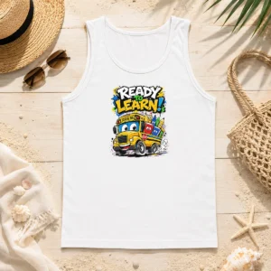 Nice Funny Back To School Ready To Learn Streetwear Tank Top