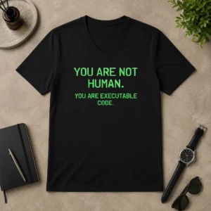 Nice Good You Are Not Human V-Neck Shirt