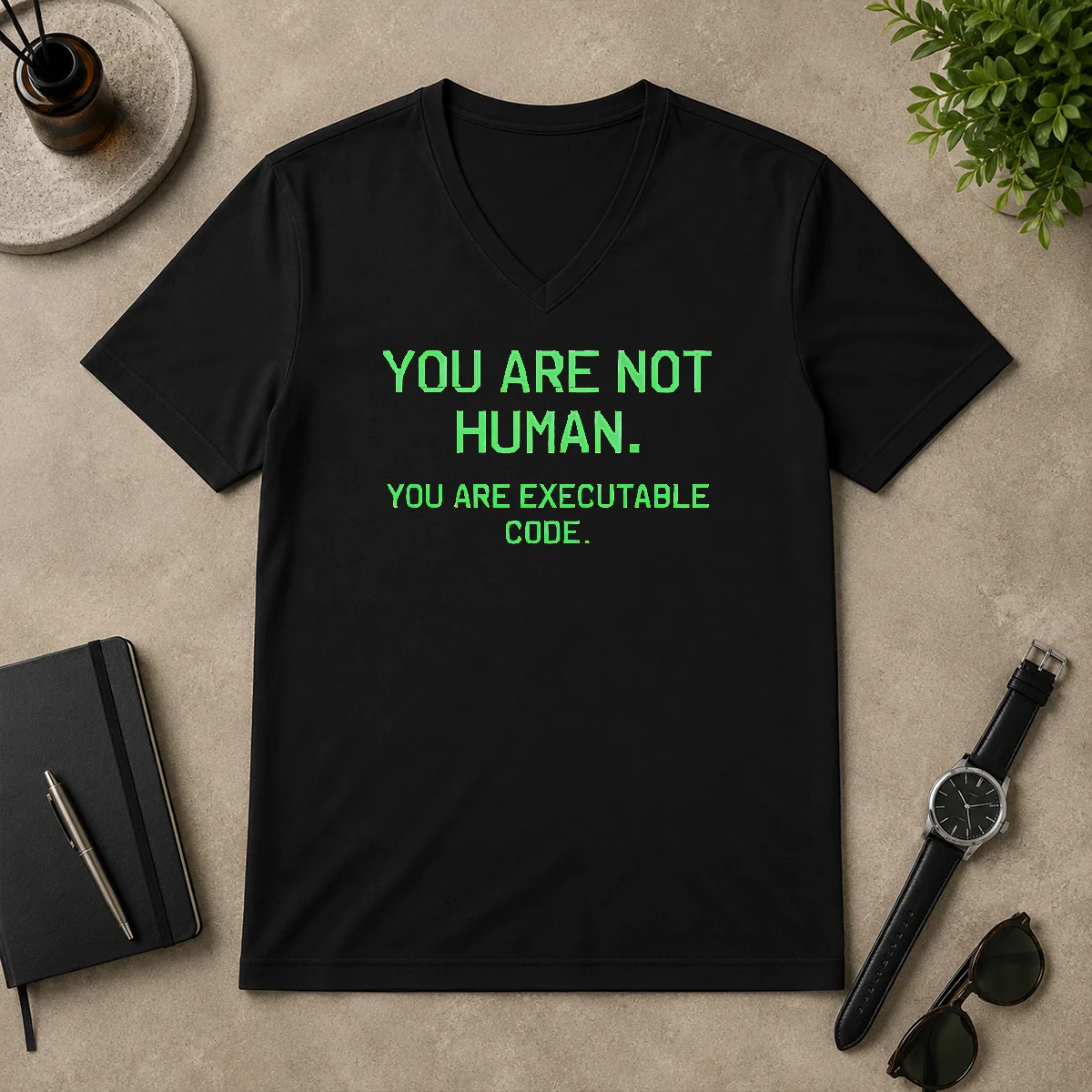 Nice Good You Are Not Human V-Neck Shirt Nice Good You Are Not Human V-Neck Shirt