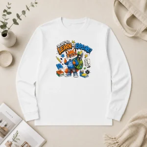Nice Hot Back To School Fashion Fox Long Sleeve Shirt