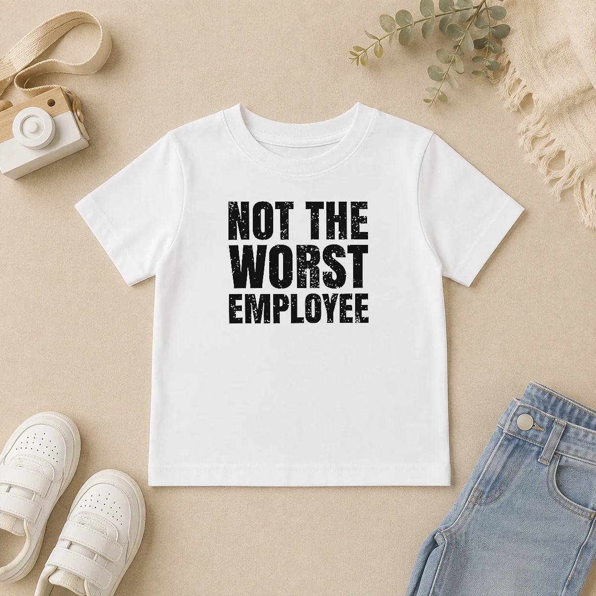 Nice Official Not The Worst Employee Geek Kids T Shirt Nice Official Not The Worst Employee Geek Kids T-Shirt